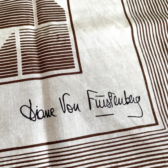 Diane Von Furstenberg Scarf 70s Vintage - Picture 6 of 8